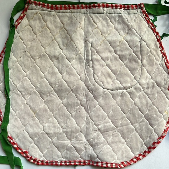 Vintage Holiday Apron Christmas Apron Handmade - Picture 6 of 7